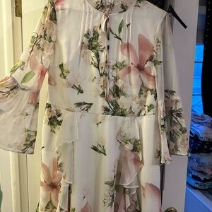 Ted Baker Flowy Floral Print Women's Dress